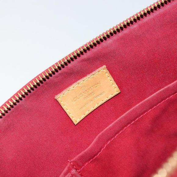 LOUIS VUITTON Monogram Vernis Bellevue PM Bag Pomme D'amour M93583 Auth 162944