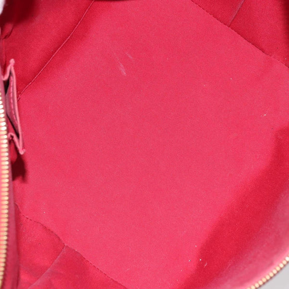 LOUIS VUITTON Monogram Vernis Bellevue PM Bag Pomme D'amour M93583 Auth 162944