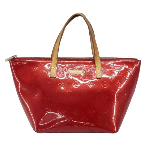 LOUIS VUITTON Monogram Vernis Bellevue PM Bag Pomme D'amour M93583 Auth 162944