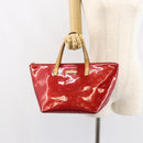LOUIS VUITTON Monogram Vernis Bellevue PM Bag Pomme D'amour M93583 Auth 162944-23