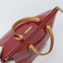 LOUIS VUITTON Monogram Vernis Bellevue PM Bag Pomme D'amour M93583 Auth 162944-6