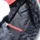 Christian Dior Gaucho Shoulder Bag Denim Green Silver Auth 162945V-10