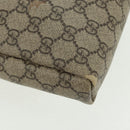 GUCCI GG Supreme Shoulder Bag PVC Beige Gold 223666 Auth 162948-14