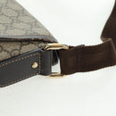 GUCCI GG Supreme Shoulder Bag PVC Beige Gold 223666 Auth 162948-16