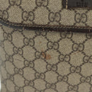 GUCCI GG Supreme Shoulder Bag PVC Beige Gold 223666 Auth 162948-3