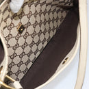 GUCCI GG Canvas Shoulder Bag Beige Gold 121023 Auth 162950-23