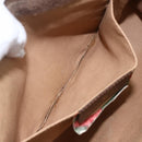 GUCCI GG Supreme Web Sherry Line Clutch Bag PVC Beige 89 01 033 Auth 162952-11
