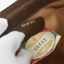 GUCCI GG Supreme Web Sherry Line Clutch Bag PVC Beige 89 01 033 Auth 162952-12