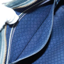 GUCCI GG Supreme Sherry Line Hand Bag PVC Navy Gold Auth 162954-22