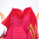 LOUIS VUITTON Monogram Vernis Reade PM Hand Bag Fuchsia Pink M91221 Auth 162960-21