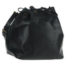 LOUIS VUITTON Epi Petit Noe Shoulder Bag Black M44102 LV Auth 162962-1