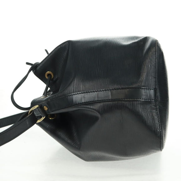 LOUIS VUITTON Epi Petit Noe Shoulder Bag Black M44102 LV Auth 162962
