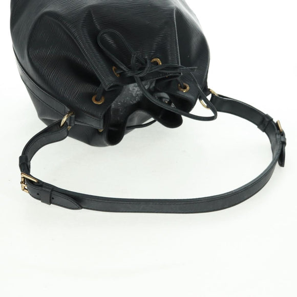LOUIS VUITTON Epi Petit Noe Shoulder Bag Black M44102 LV Auth 162962