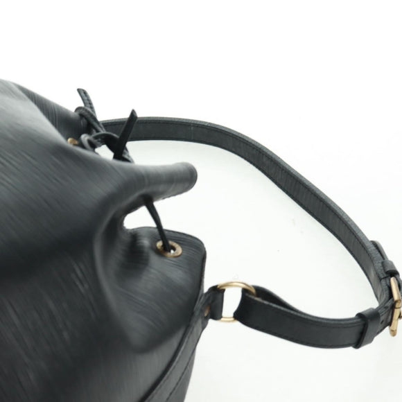 LOUIS VUITTON Epi Petit Noe Shoulder Bag Black M44102 LV Auth 162962