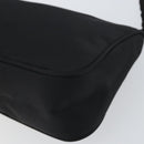PRADA Accessory Pouch Nylon Black Silver Auth 162965V-14