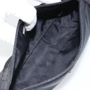 PRADA Accessory Pouch Nylon Black Silver Auth 162965V-10