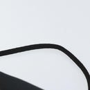 PRADA Accessory Pouch Nylon Black Silver Auth 162965V-8