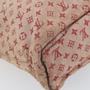 LOUIS VUITTON Monogram Mini Lucille GM Tote Bag Red M92677 LV Auth 162967-16
