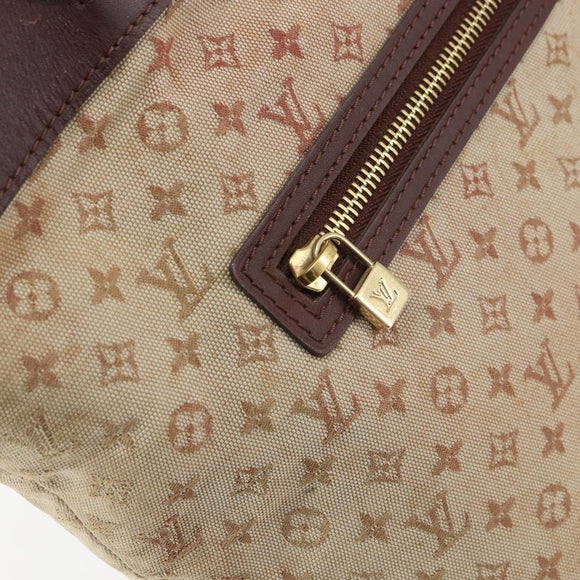 LOUIS VUITTON Monogram Mini Lucille GM Tote Bag Red M92677 LV Auth 162967