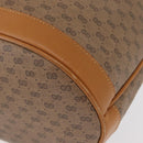 GUCCI Micro GG Supreme Shoulder Bag PVC Beige Gold Auth 162968-14