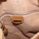 GUCCI Micro GG Supreme Shoulder Bag PVC Beige Gold Auth 162968-18