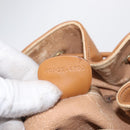 GUCCI Micro GG Supreme Shoulder Bag PVC Beige Gold Auth 162968-12