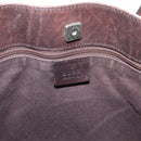 GUCCI GG Canvas Tote Bag Beige Silver 73983 Auth 162969-10