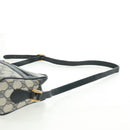 GUCCI GG Supreme Sherry Line Shoulder Bag PVC Navy Red 56 02 004 Auth 162970-10