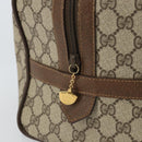 GUCCI GG Supreme Web Sherry Line Boston Bag PVC Beige 002 069 0696 Auth 162976-18