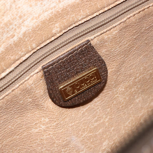 GUCCI GG Supreme Web Sherry Line Boston Bag PVC Beige 002 069 0696 Auth 162976