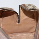 GUCCI GG Supreme Web Sherry Line Boston Bag PVC Beige 002 069 0696 Auth 162976-20
