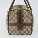 GUCCI GG Supreme Web Sherry Line Boston Bag PVC Beige 002 069 0696 Auth 162976-4