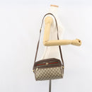 GUCCI GG Supreme Web Sherry Line Shoulder Bag PVC Beige 119 02 088 Auth 162979-23