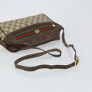 GUCCI GG Supreme Web Sherry Line Shoulder Bag PVC Beige 119 02 088 Auth 162979-7