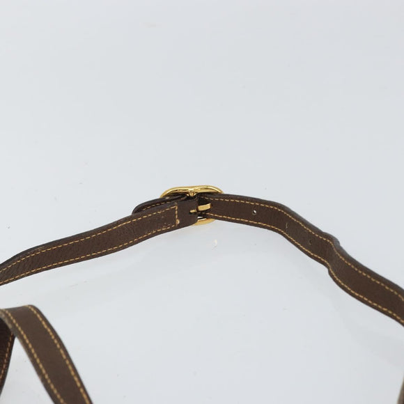 GUCCI GG Supreme Web Sherry Line Shoulder Bag PVC Beige 119 02 088 Auth 162979
