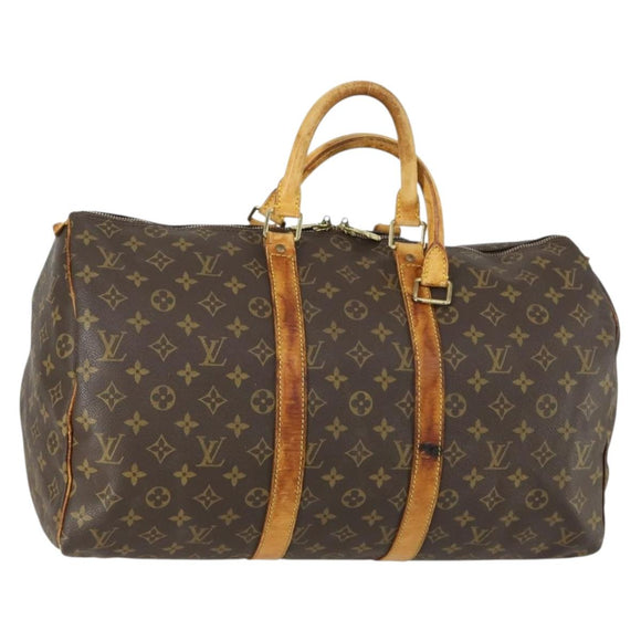 LOUIS VUITTON Monogram Keepall 45 Boston Bag M41428 LV Auth 162984