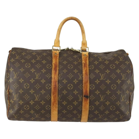 LOUIS VUITTON Monogram Keepall 45 Boston Bag M41428 LV Auth 162984