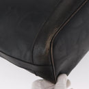 Christian Dior Trotter Canvas Shoulder Bag Black Gold Auth 162986-12