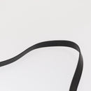 Christian Dior Trotter Canvas Shoulder Bag Black Gold Auth 162986-8