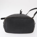 Christian Dior Trotter Canvas Shoulder Bag Black Gold Auth 162986-9