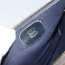 GUCCI GG Supreme Boston Bag PVC Navy Gold Auth 162988-12