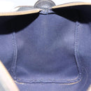 GUCCI GG Supreme Boston Bag PVC Navy Gold Auth 162988-18