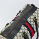 GUCCI GG Supreme Boston Bag PVC Navy Gold Auth 162988-6