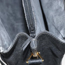 GUCCI GG Supreme Web Sherry Line Bag PVC Black Red 116 02 076 Auth 162995-21