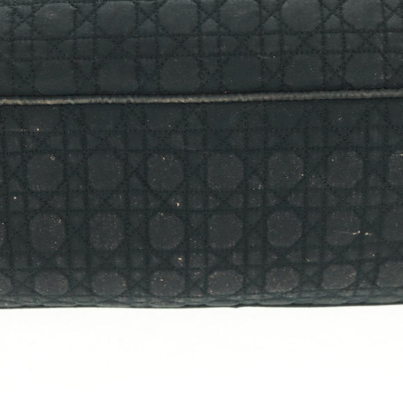 Christian Dior Lady Dior Canage Tote Bag Black Gold Auth 162997
