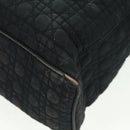 Christian Dior Lady Dior Canage Tote Bag Black Gold Auth 162997-10
