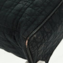 Christian Dior Lady Dior Canage Tote Bag Black Gold Auth 162997-16