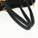 Christian Dior Lady Dior Canage Tote Bag Black Gold Auth 162997-9