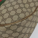 GUCCI GG Supreme Web Sherry Line Shoulder Bag PVC Beige 010 378 Auth 162998-8