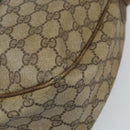 GUCCI GG Supreme Web Sherry Line Shoulder Bag PVC Beige 010 378 Auth 162998-16